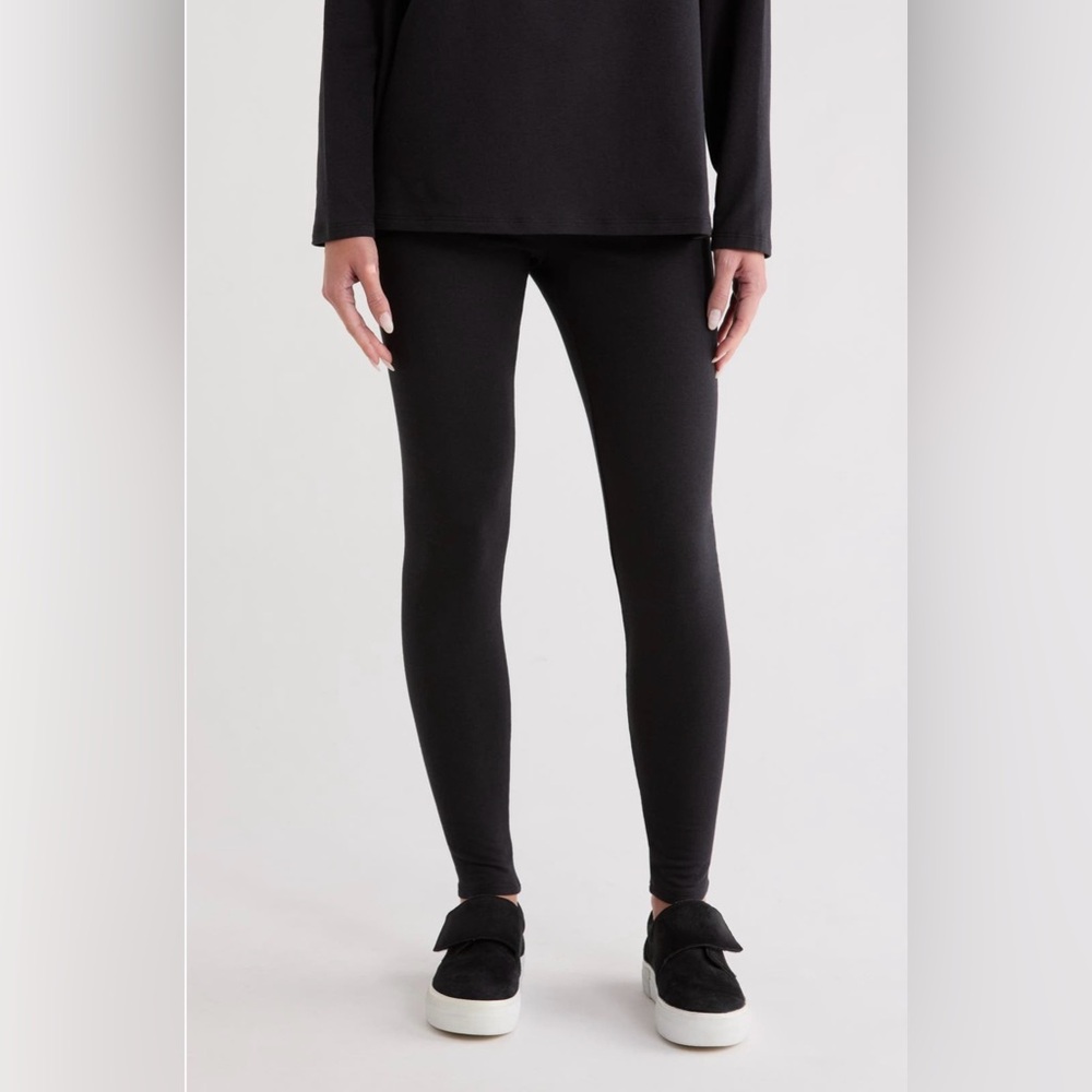 ▪️NWT Eileen Fisher Cozy Brushed Fleece Hug Leggings